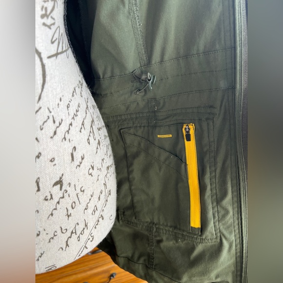 Eddie Bauer Travex Green Hooded Hiking Rain Travel Lightweight Jacket - Small - Picture 3 of 12